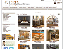 Tablet Screenshot of ltdonlinestores.com